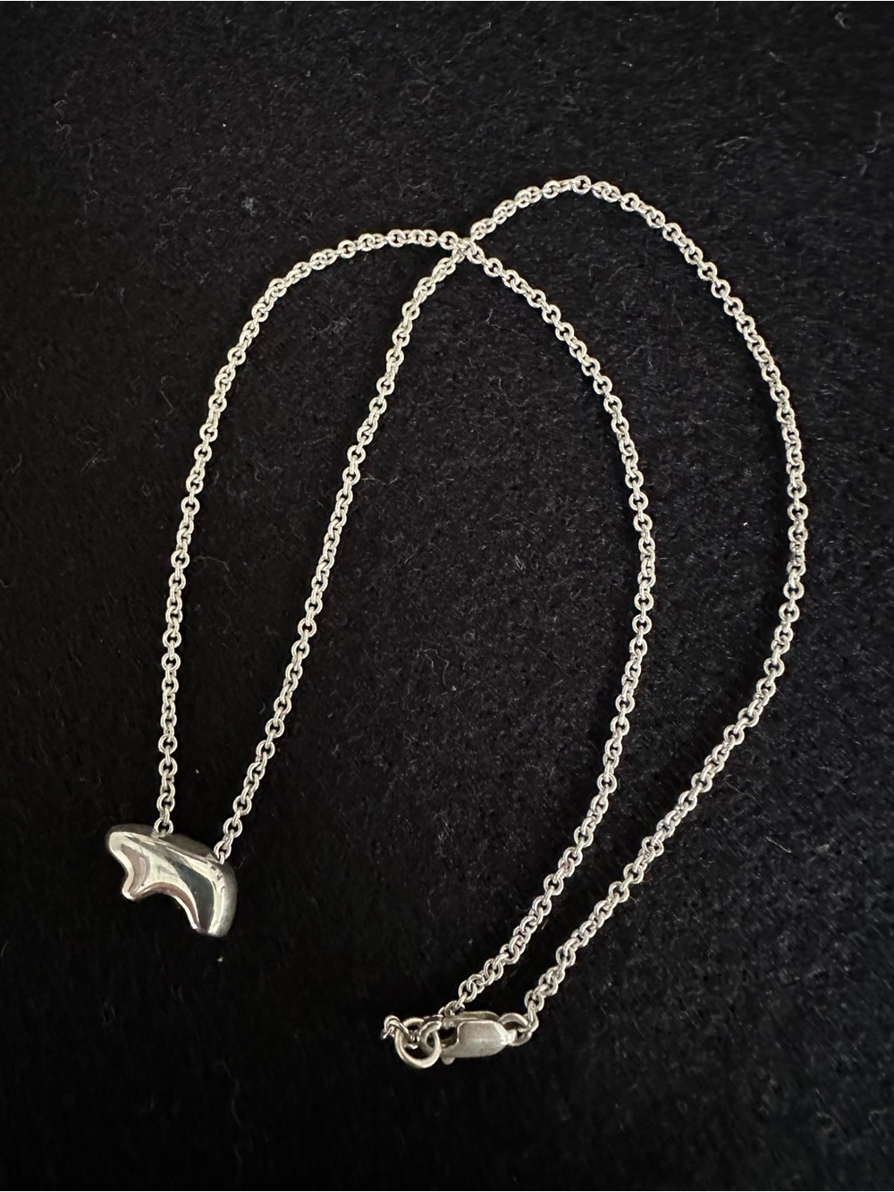 The Golden Bear Vail Sterling Silver Bear Pendant Necklace-Silo Bear Silhouette - Picture 4 of 8
